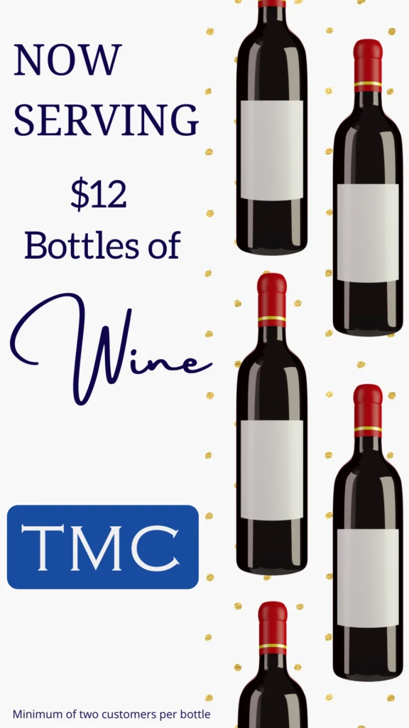 Now Serving Wine