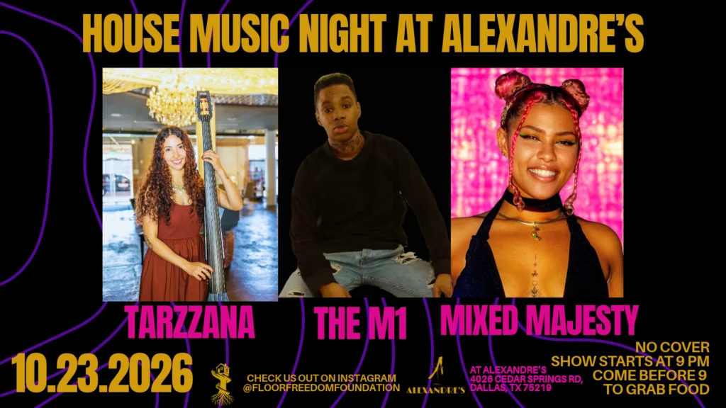 House Music Night at Alexandre’s: TARZZANA, THE M1 &amp; MIX3D MAJ3STY